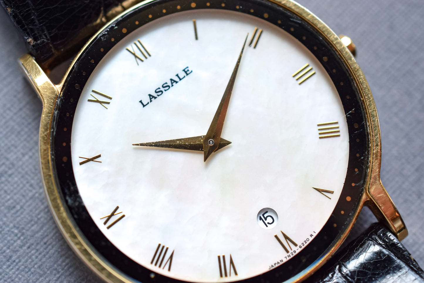 2002 Seiko Lassale Mother of Pearl Roman Dial