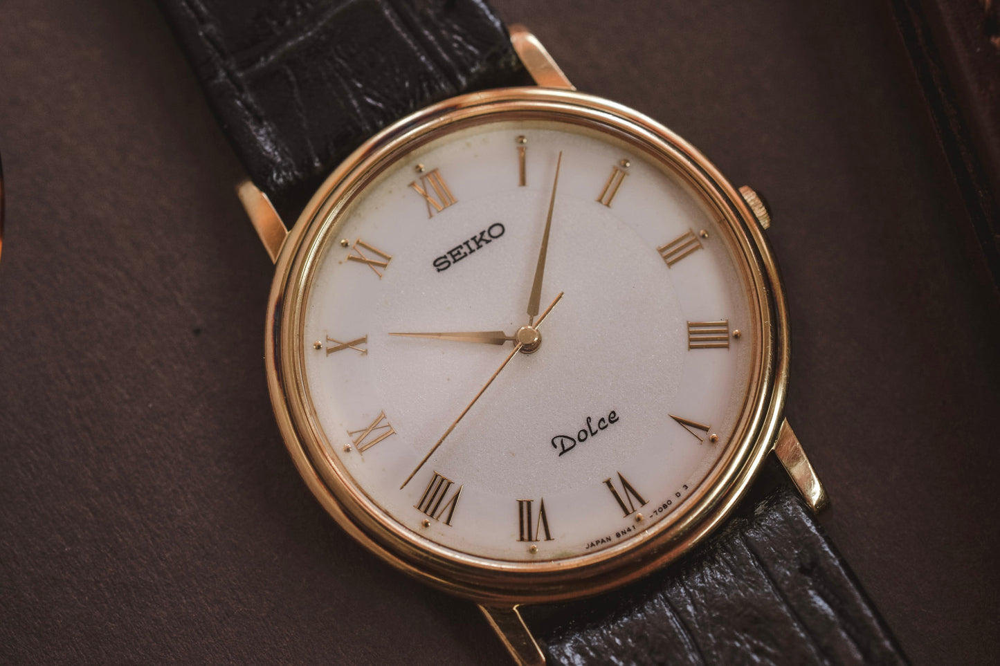 1981 Seiko Dolce White Roman SGP 30 Calatrava