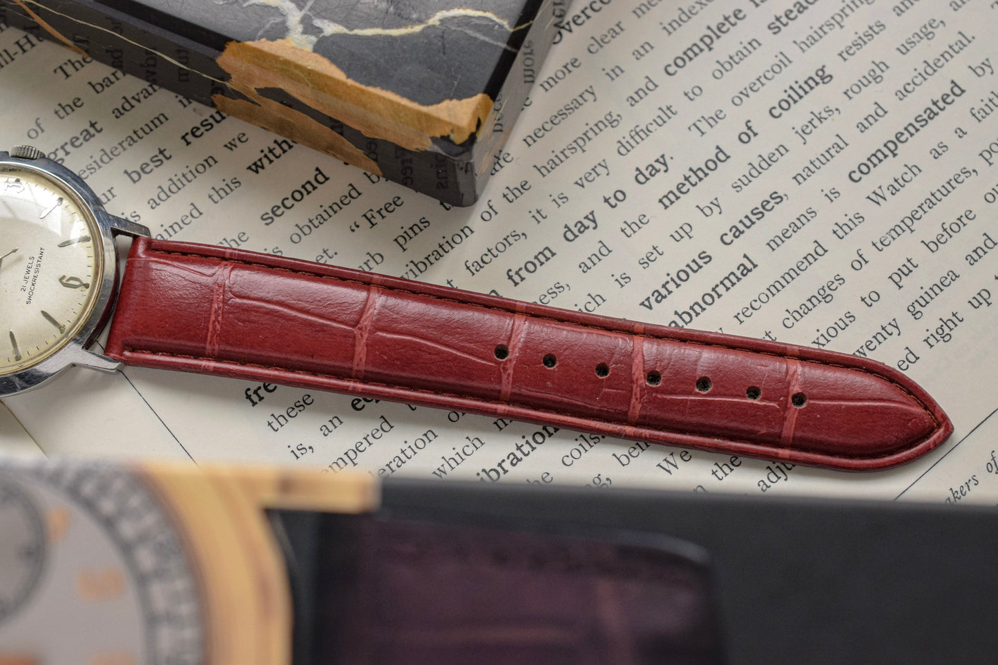 Vintage Waltham Mechanical Red Arrow Explorer
