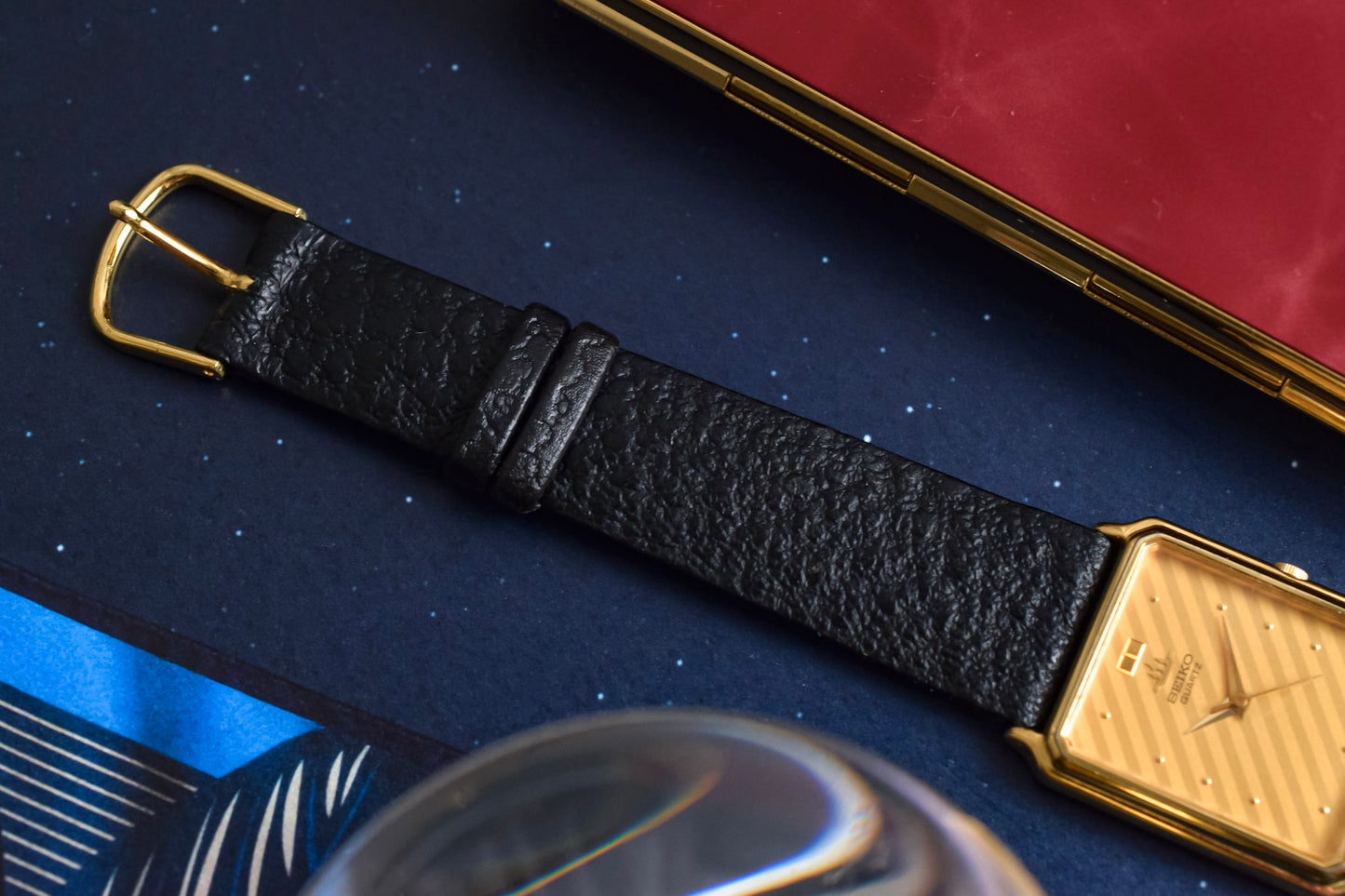 1997 Seiko Galaxy Champagne Pinstripe Octo