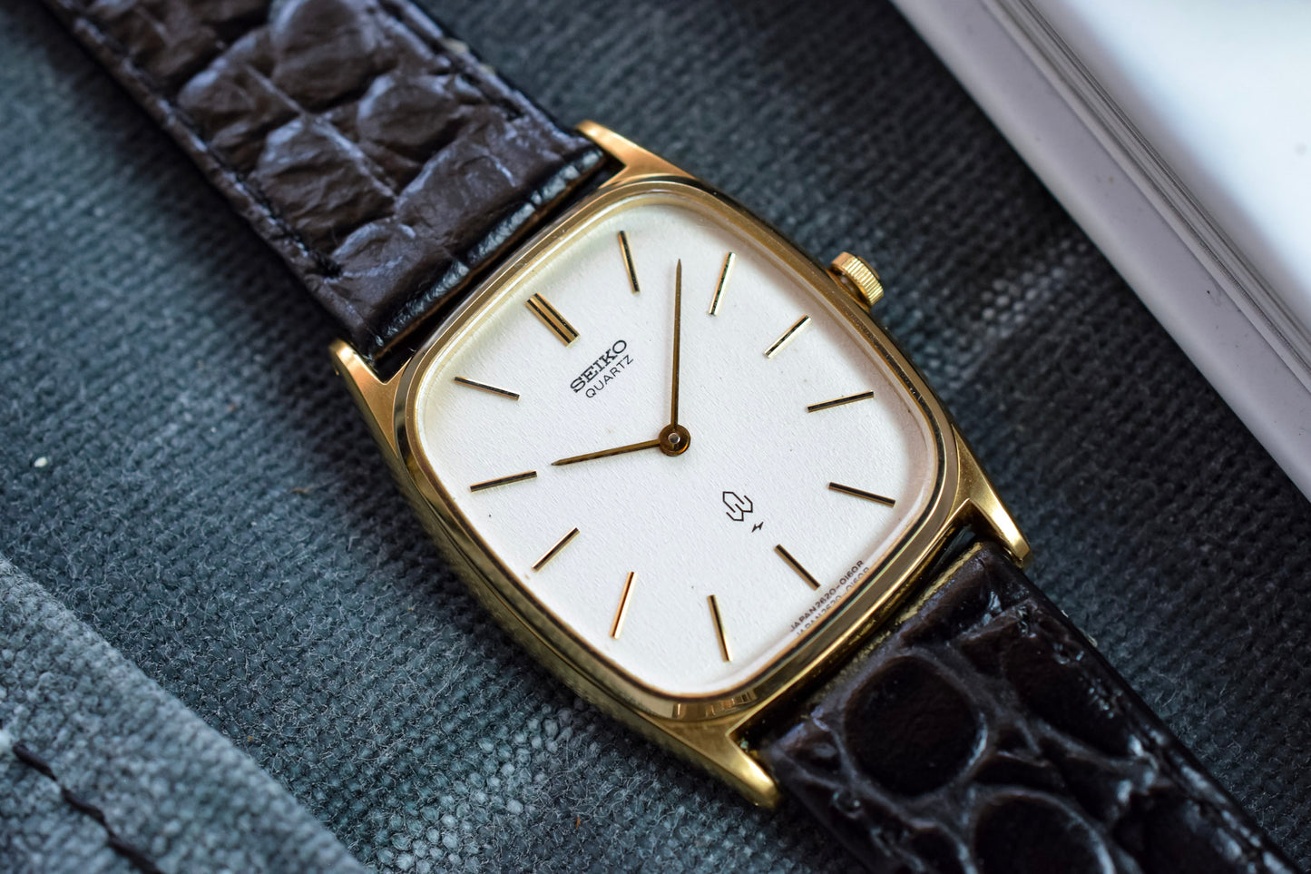 1979 Seiko SilverWave Frosted Ellipse
