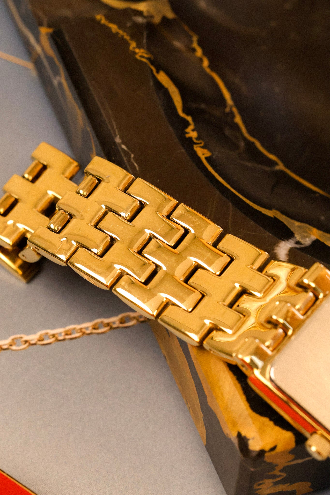 1984 Citizen Golden Diamond Dial Cuff