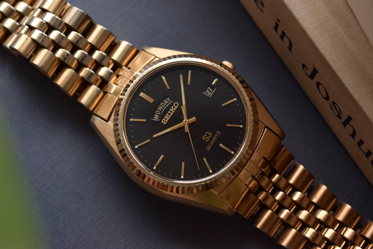 1991 Seiko SQ Gilt Dial Day-Date