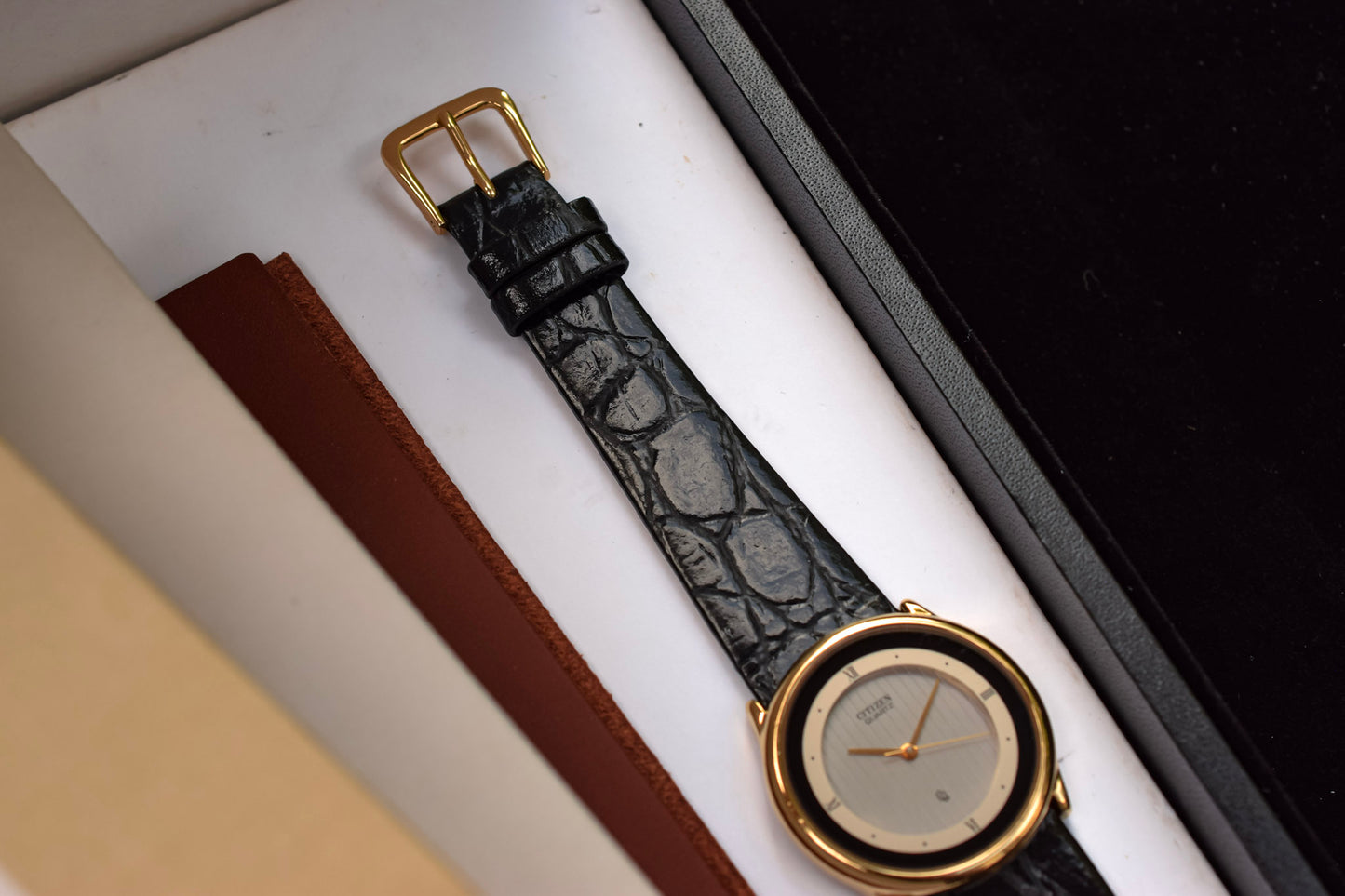Vintage Citizen CQ Teaked Dial