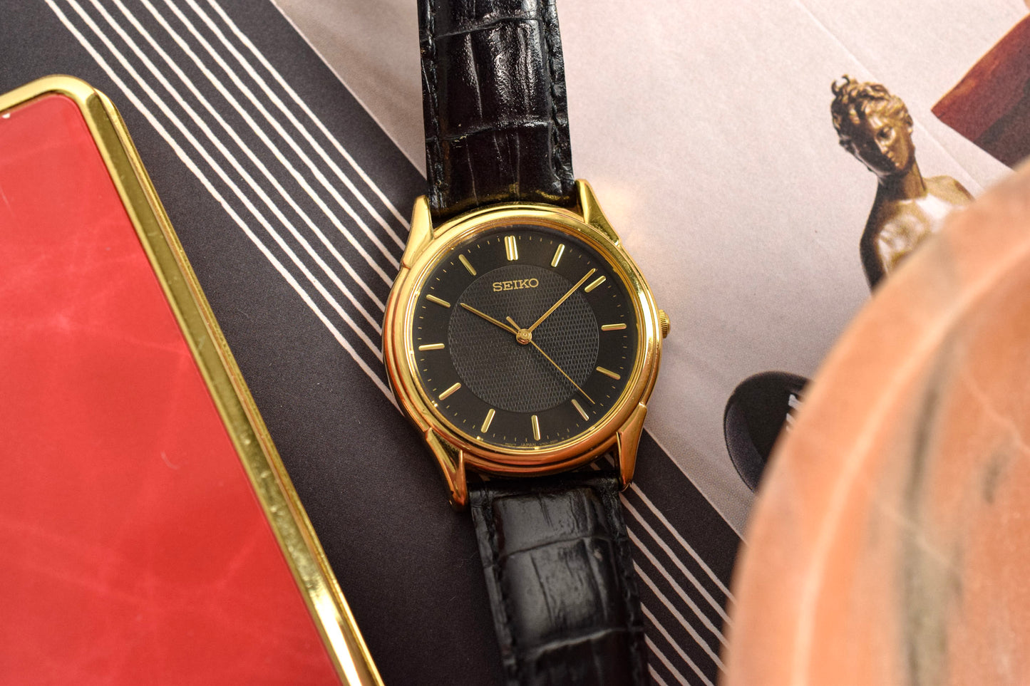 1998 Seiko Black Dial Crab Claw