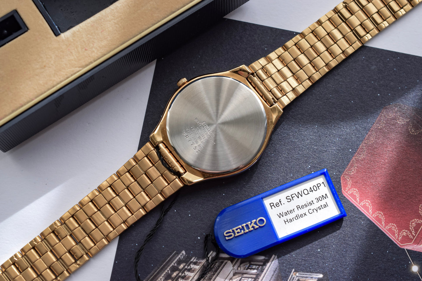 2009 Seiko Golden Sunray Calatrava - New Old Stock
