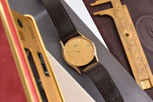 1984 Seiko Champagne Calendar Minimalist