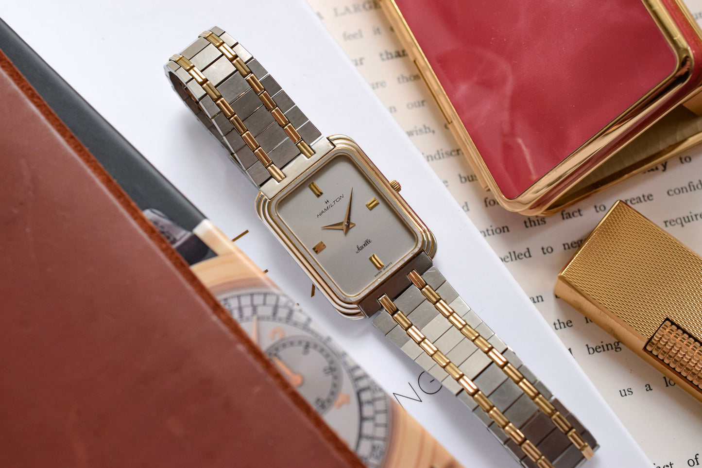 Hamilton Saville Two Toned in Box