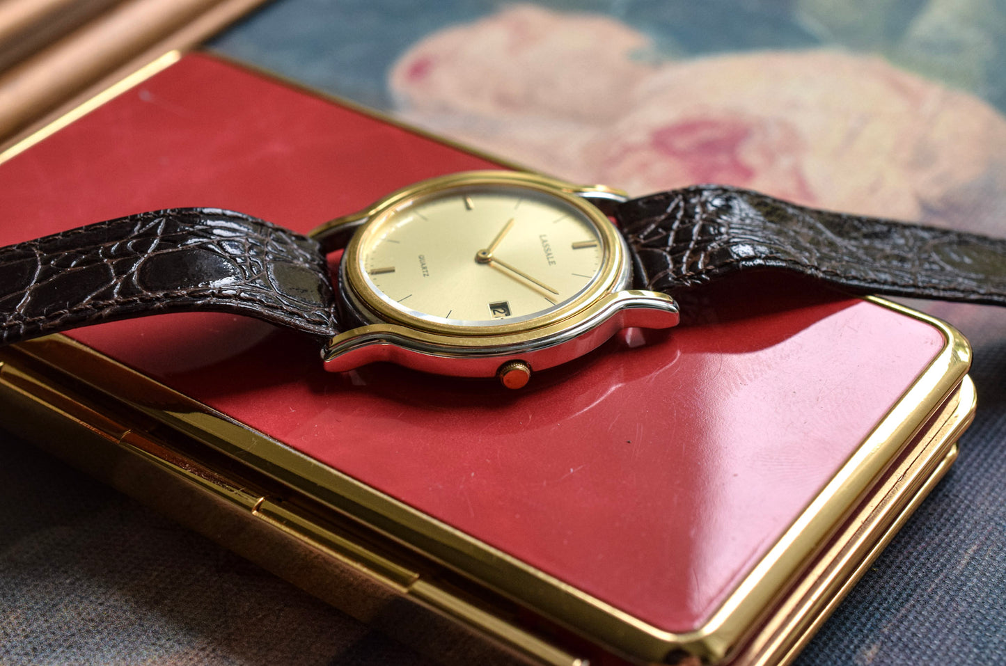1987 Seiko Lassale Champagne Calendar