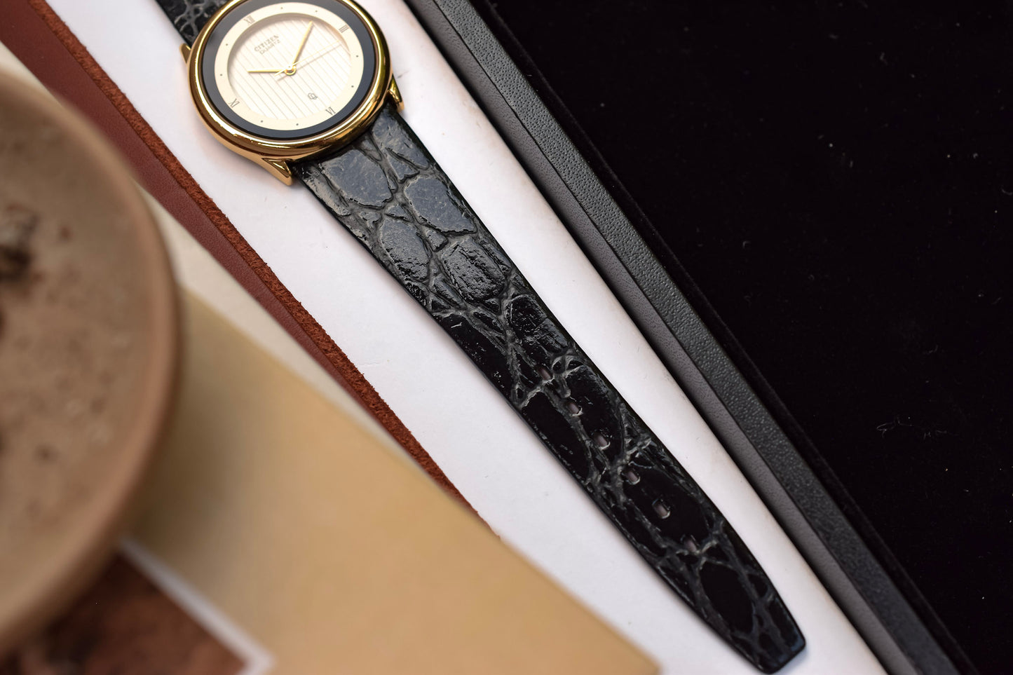 Vintage Citizen CQ Teaked Dial