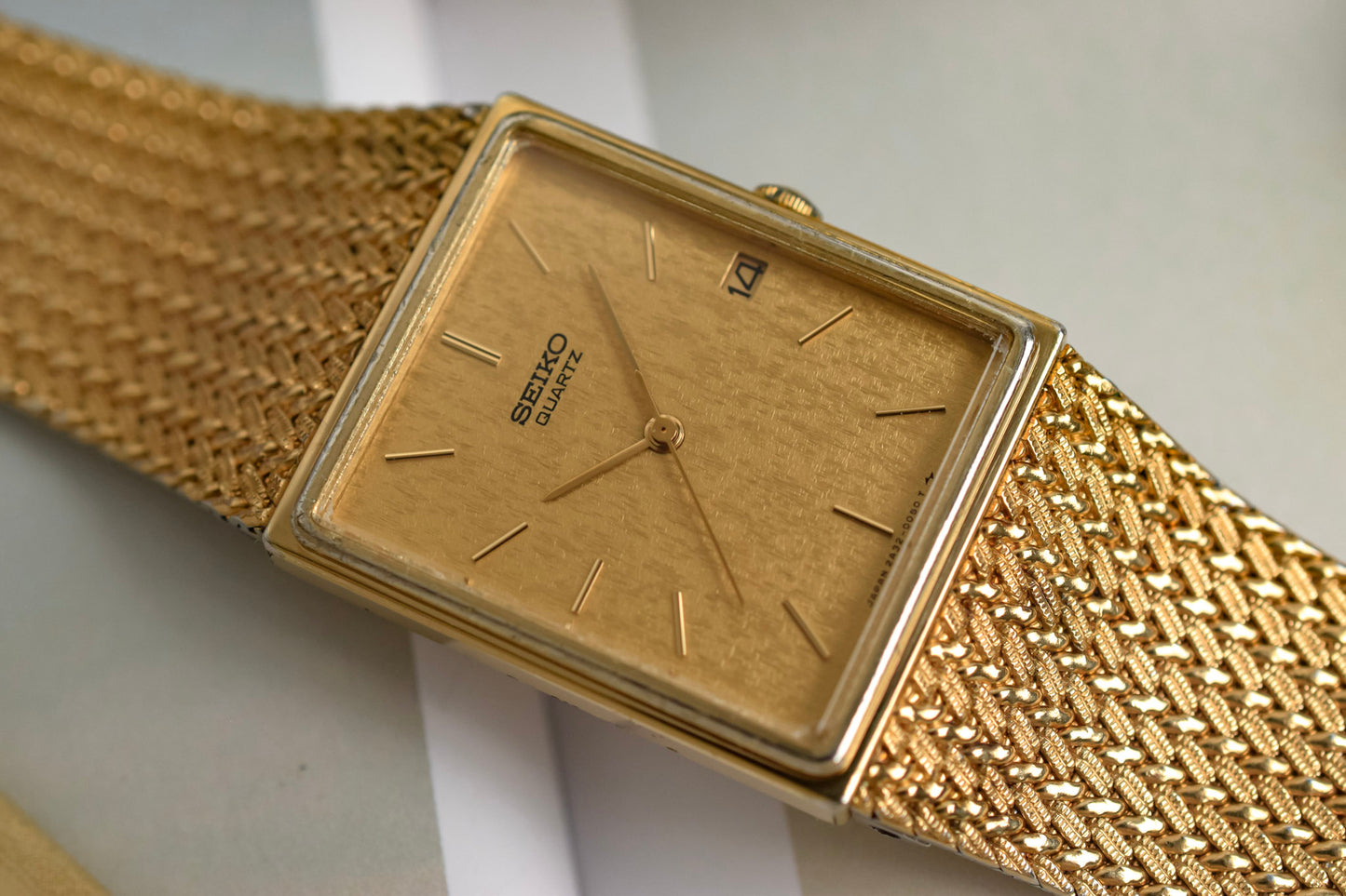 1985 Seiko Champagne Snowflake Tank