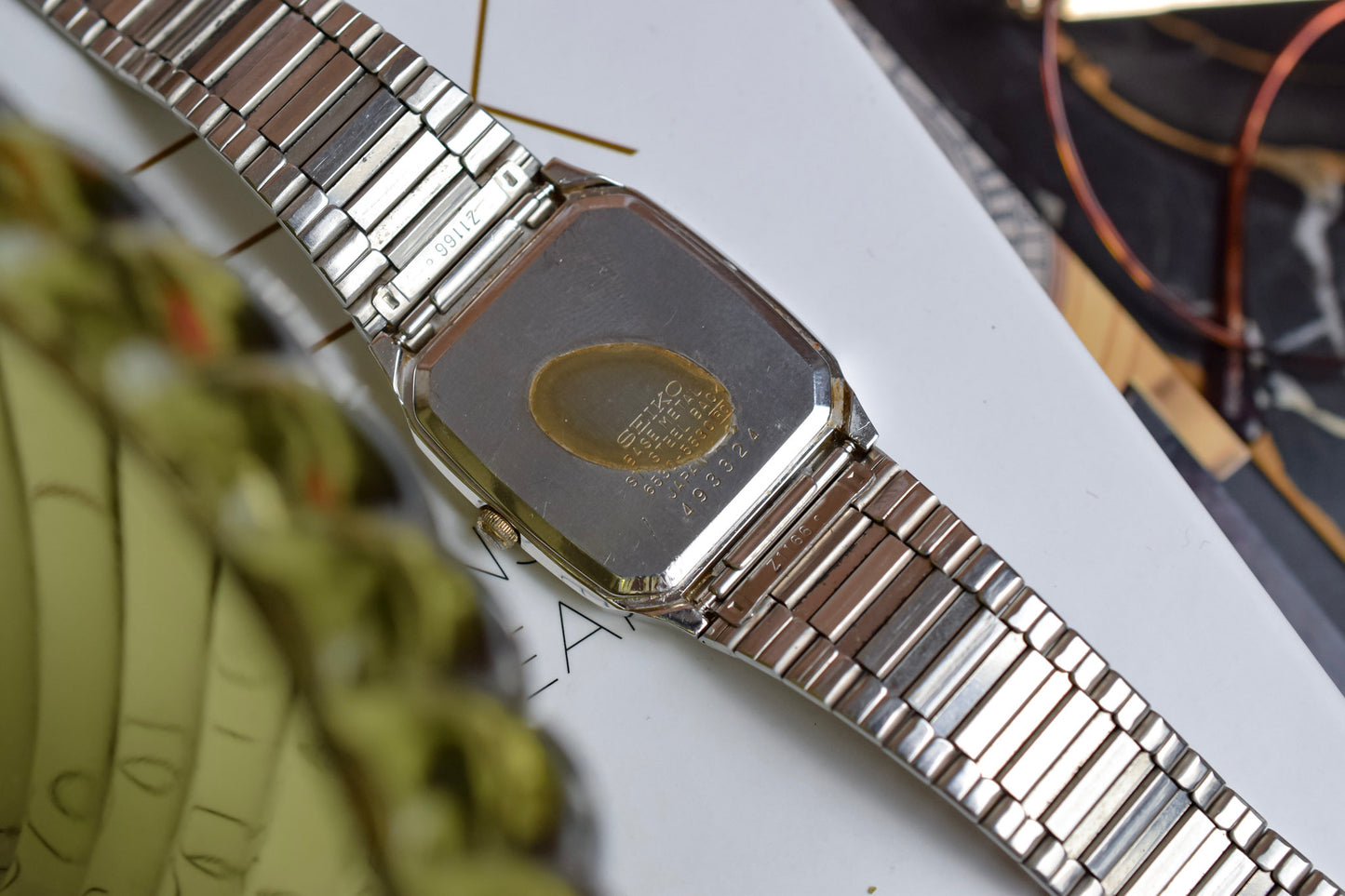 1984 Seiko Two Toned Silver Dial Octo