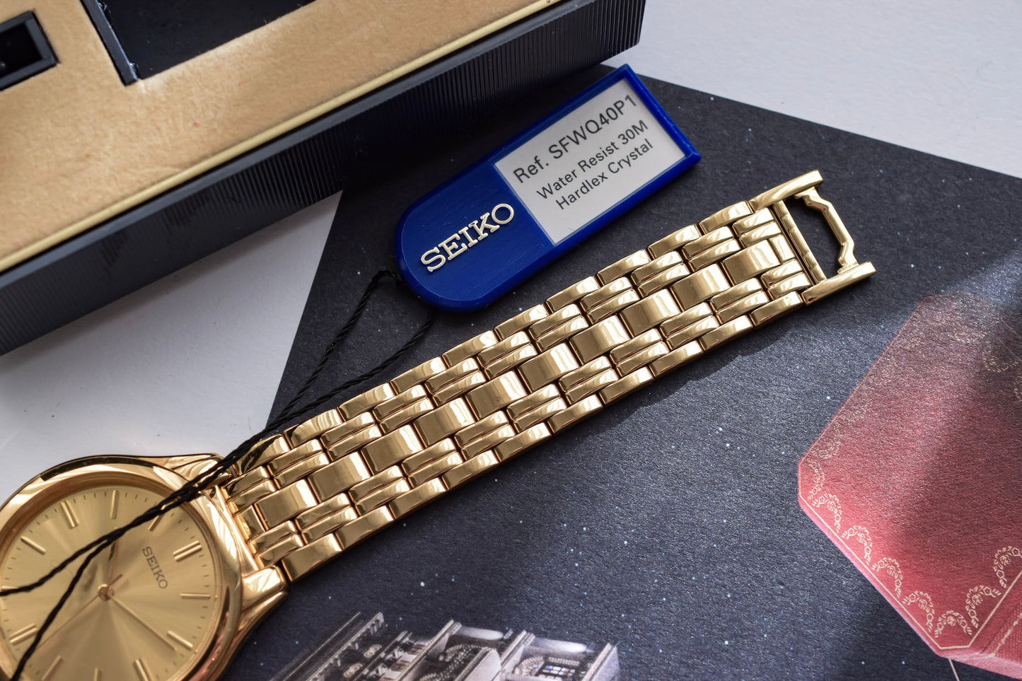 2009 Seiko Golden Sunray Calatrava - New Old Stock