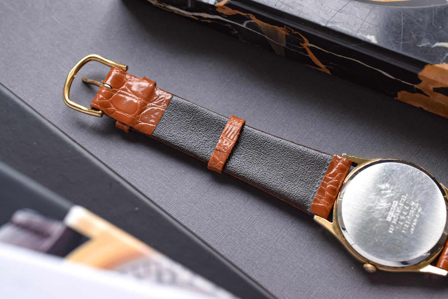 1981 Seiko SQ Champagne Kanji Day-Date
