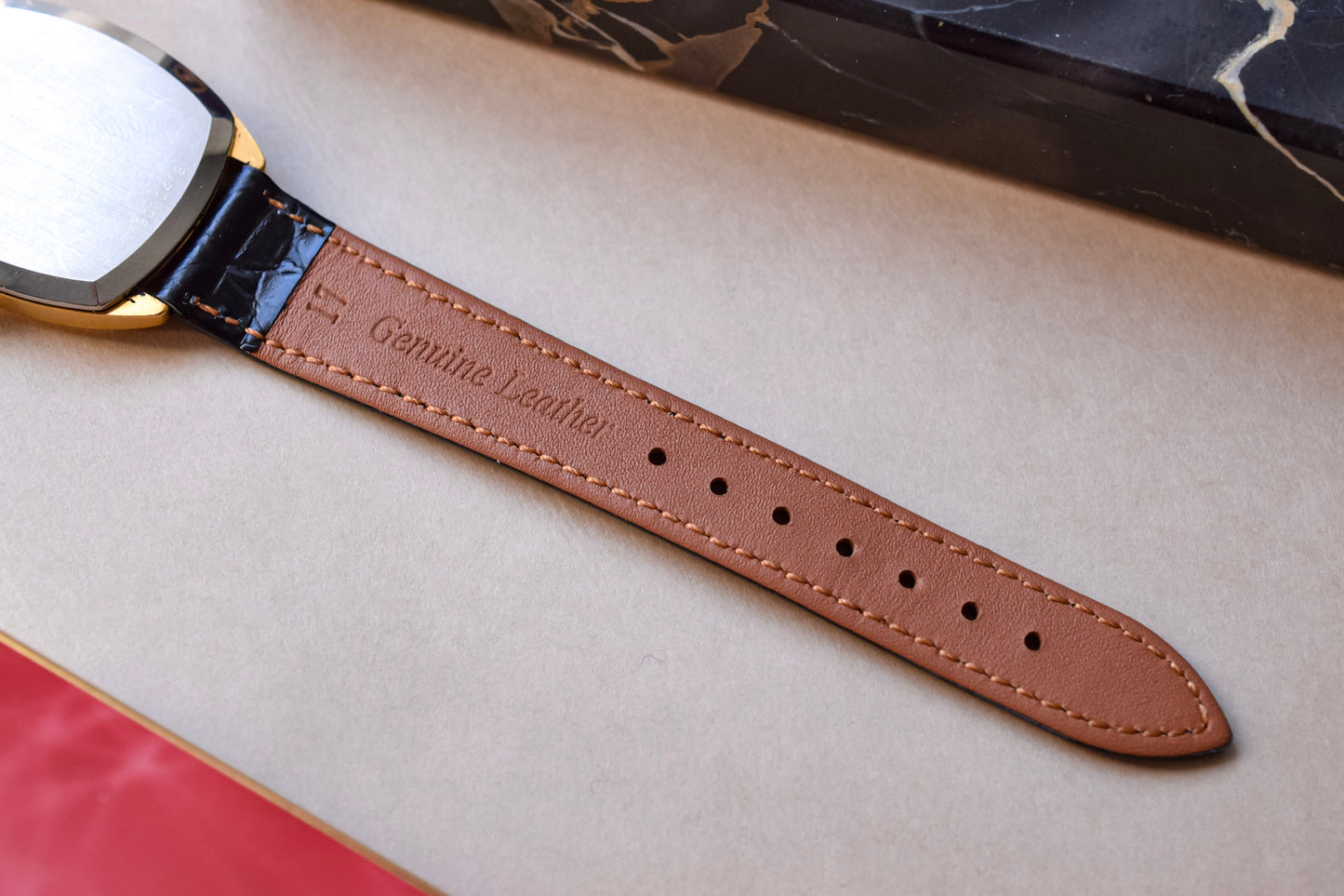 Vintage Longines Linen Ellipse