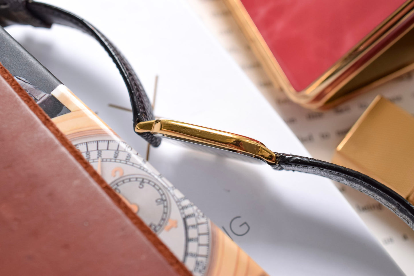 Hamilton Masterpiece Checkered Dial Ellipse - GM Award
