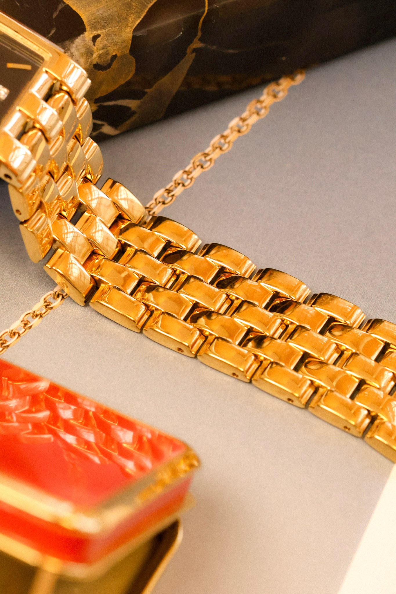 1984 Citizen Golden Diamond Dial Cuff
