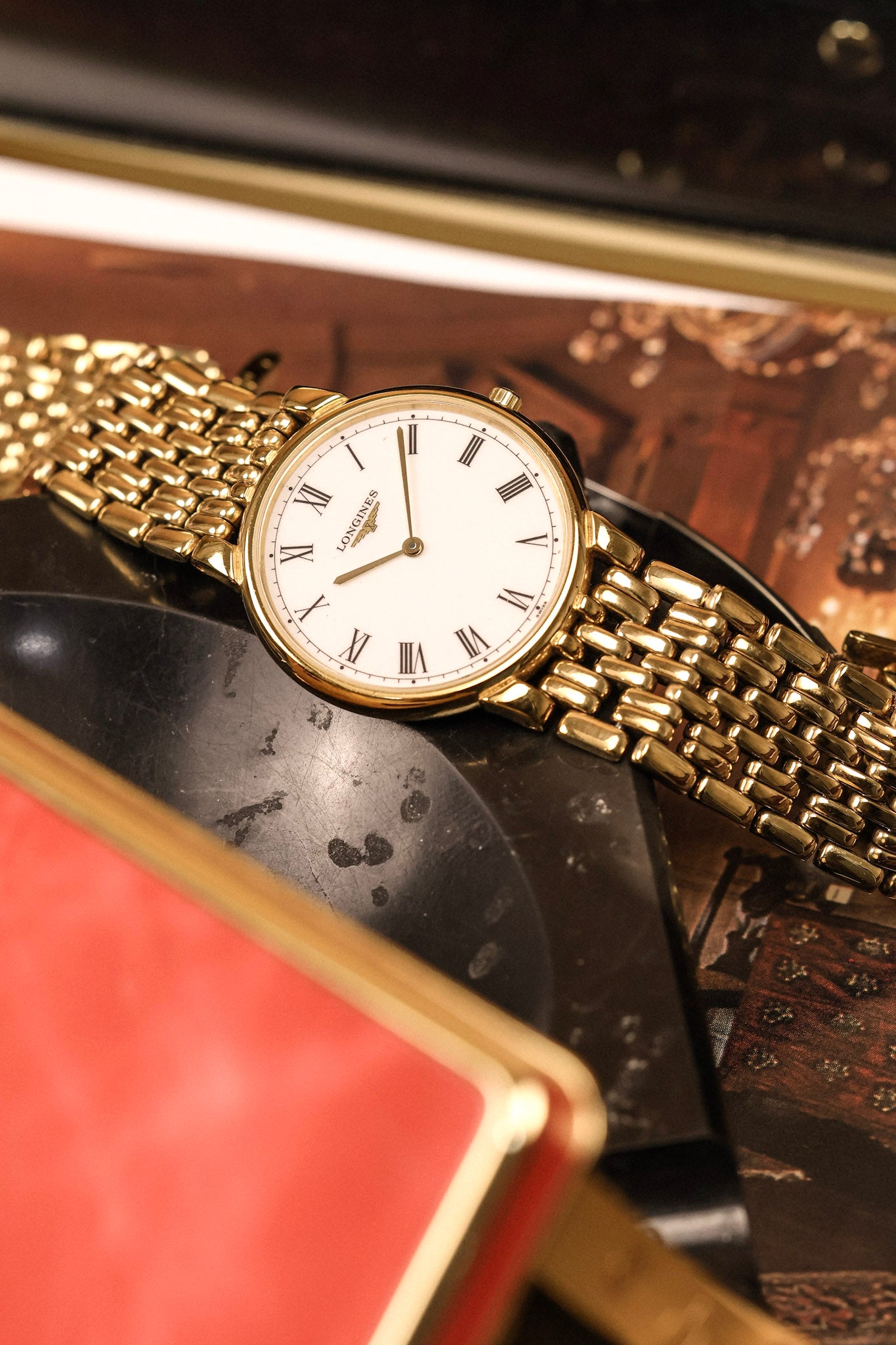 Longines Quartz Golden Les Grandes Classiques