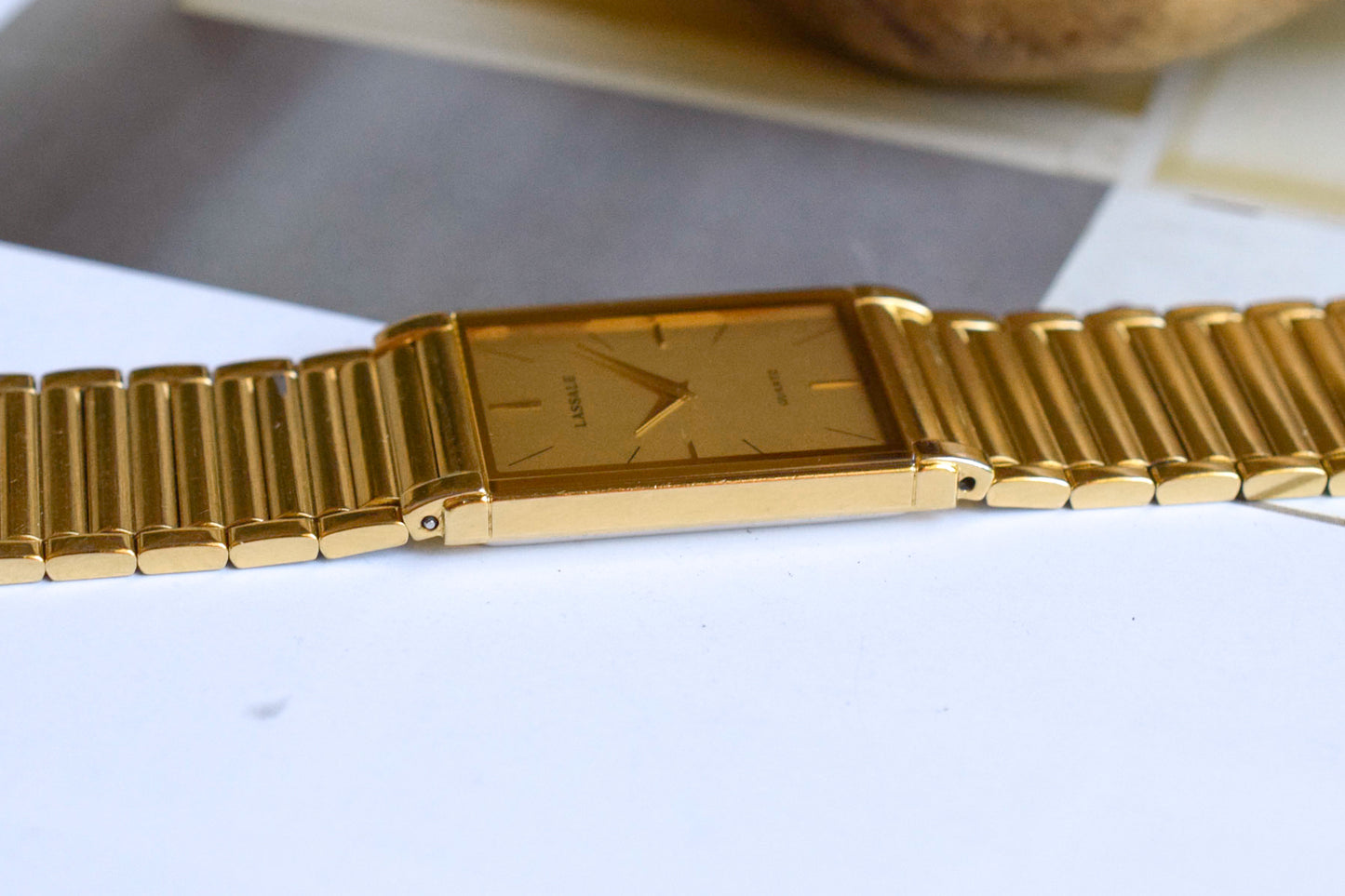 1986 Seiko Lassale Mirror Bezel Tank