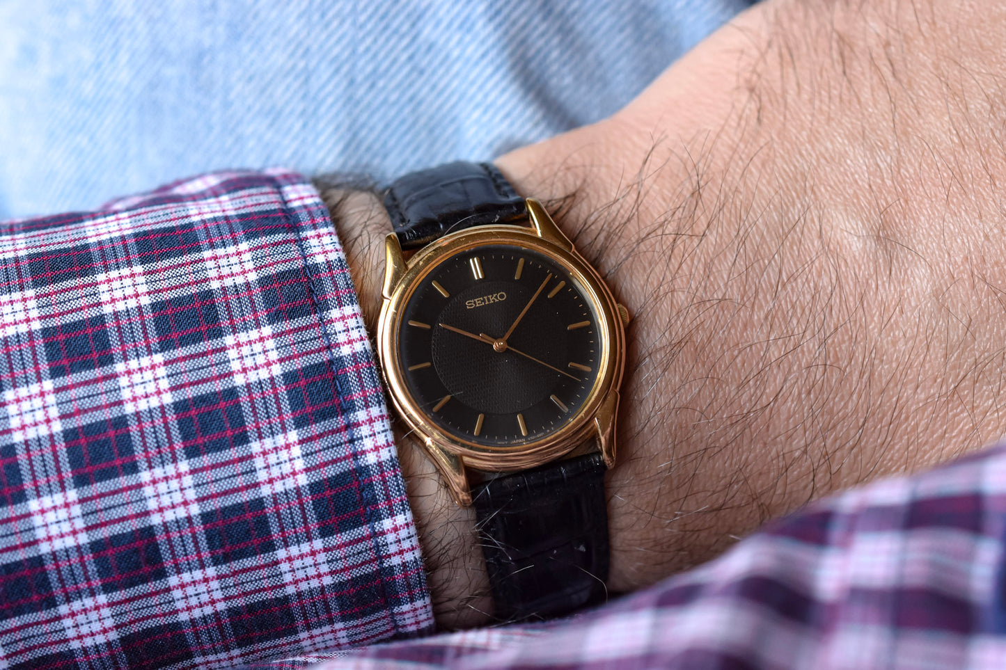 1998 Seiko Black Dial Crab Claw