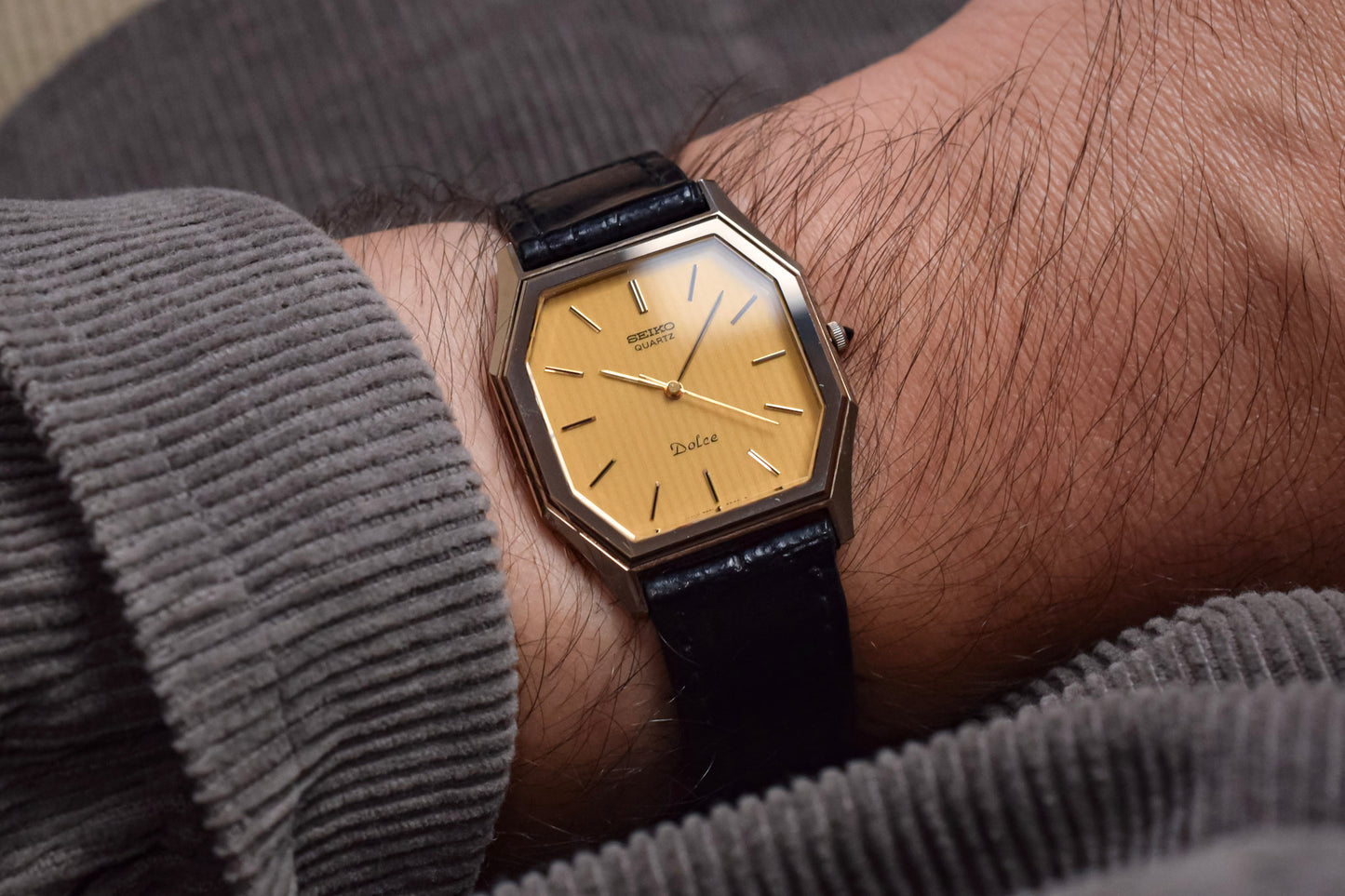 1982 Seiko Dolce NSAG Tapestry Dial Octo