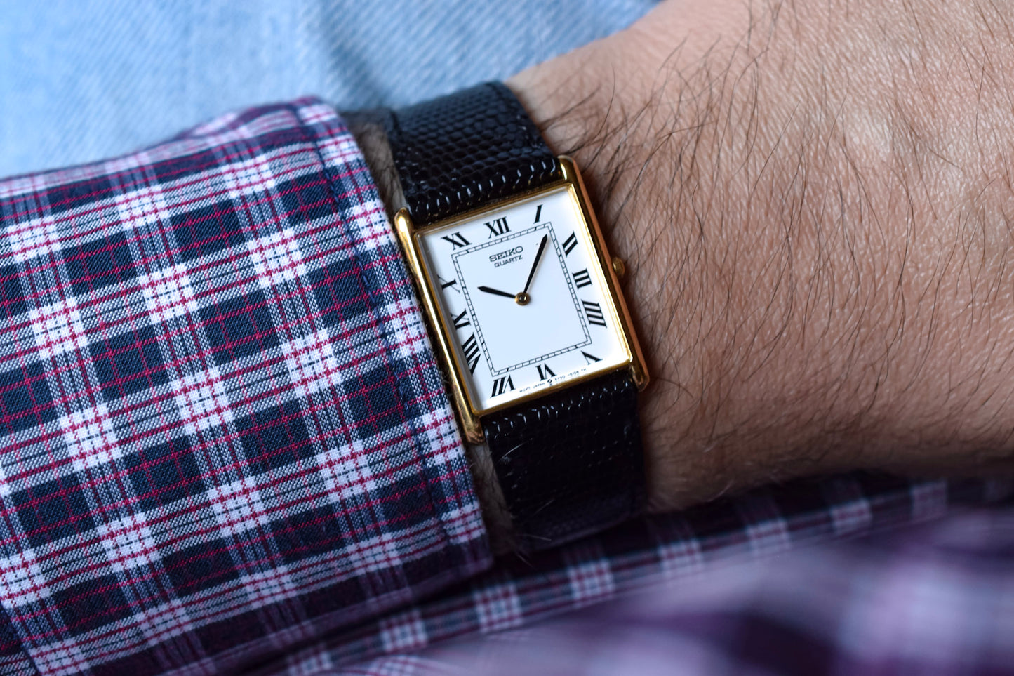 1988 Seiko White Roman Tank