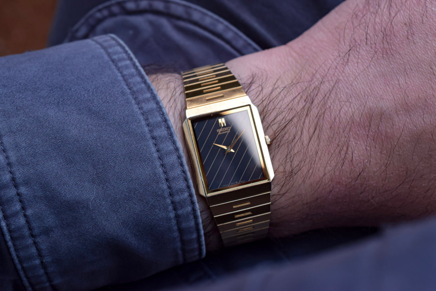 1985 Seiko Pinstripe Tank