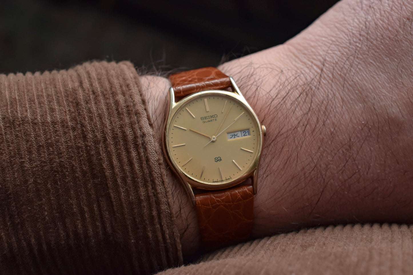 1981 Seiko SQ Champagne Kanji Day-Date