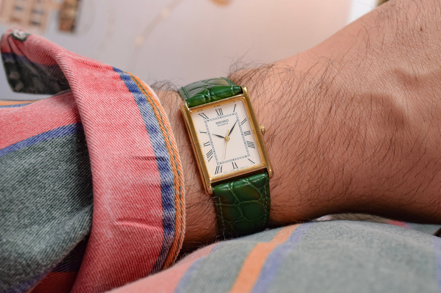2002 Seiko White Roman Tank