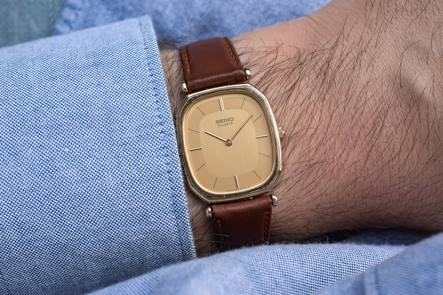 1980 Seiko Gold Tone Octo