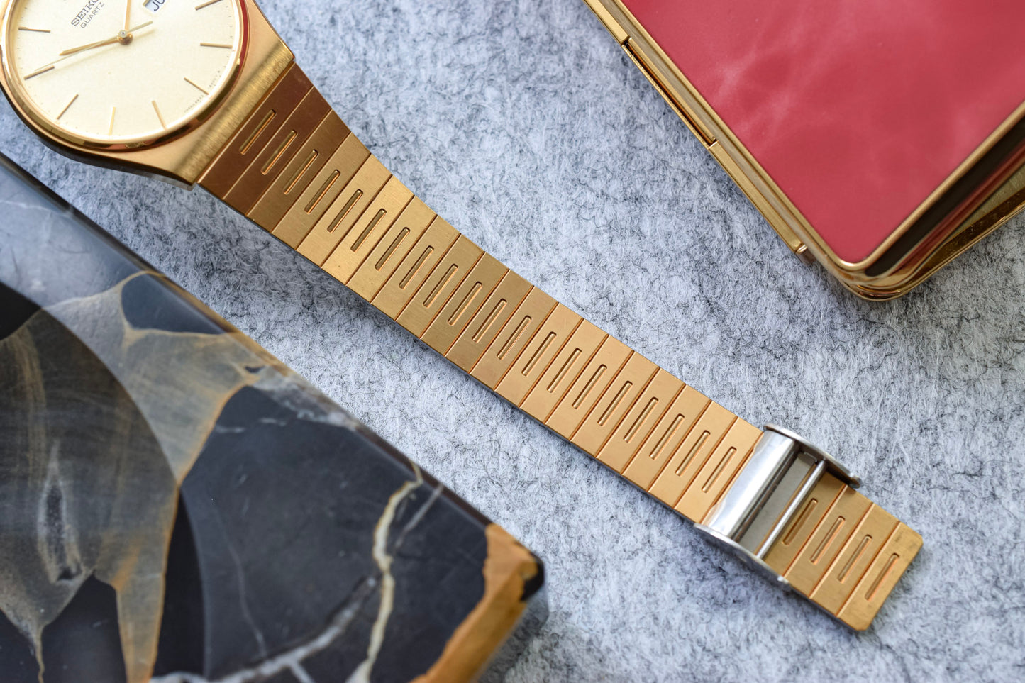 1984 Seiko Champagne Snowflake Day-Date