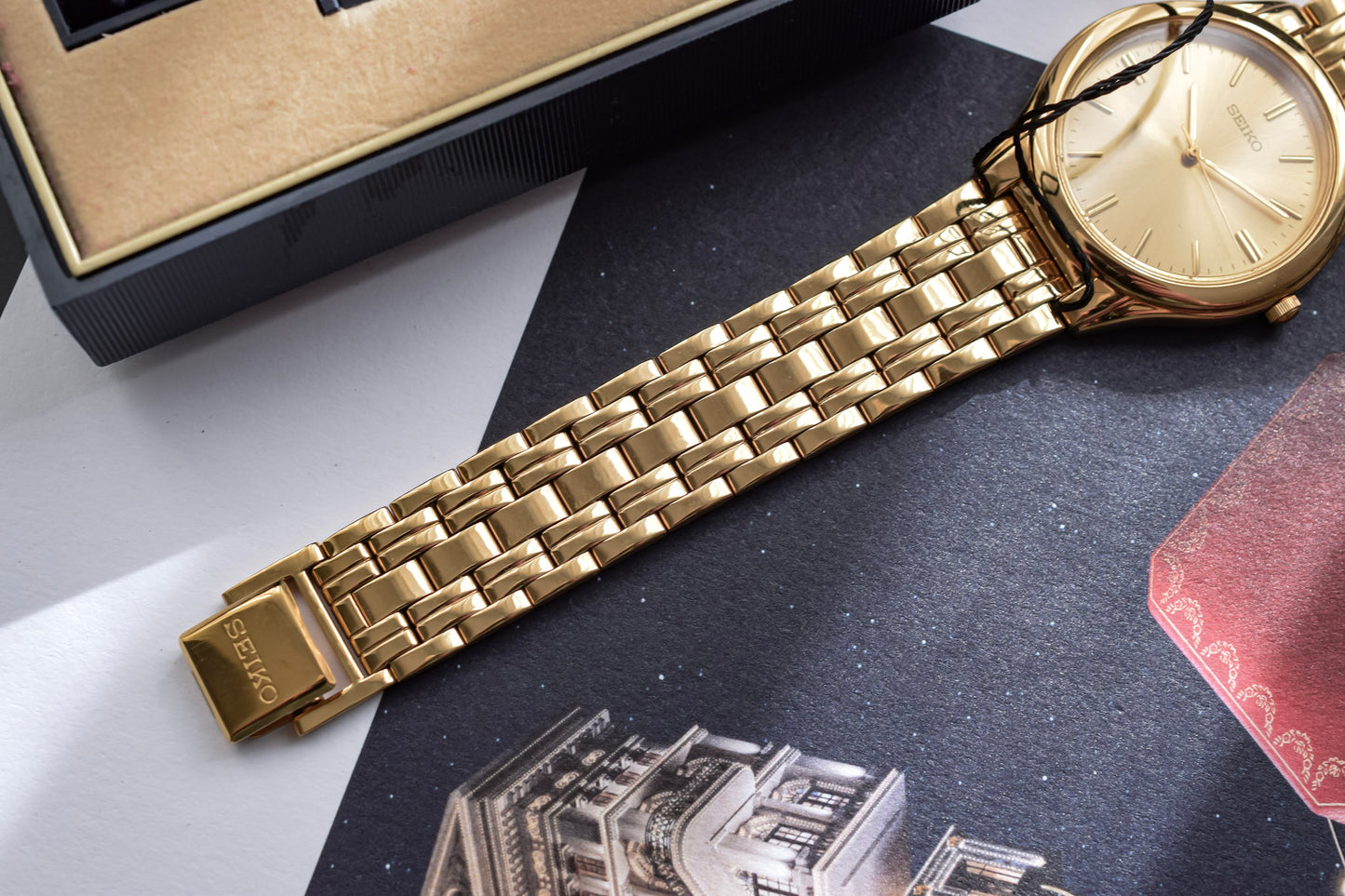 2009 Seiko Golden Sunray Calatrava - New Old Stock
