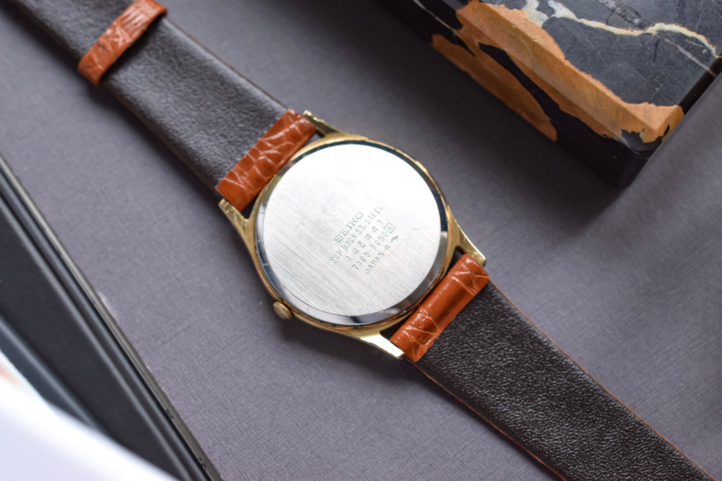 1981 Seiko SQ Champagne Kanji Day-Date