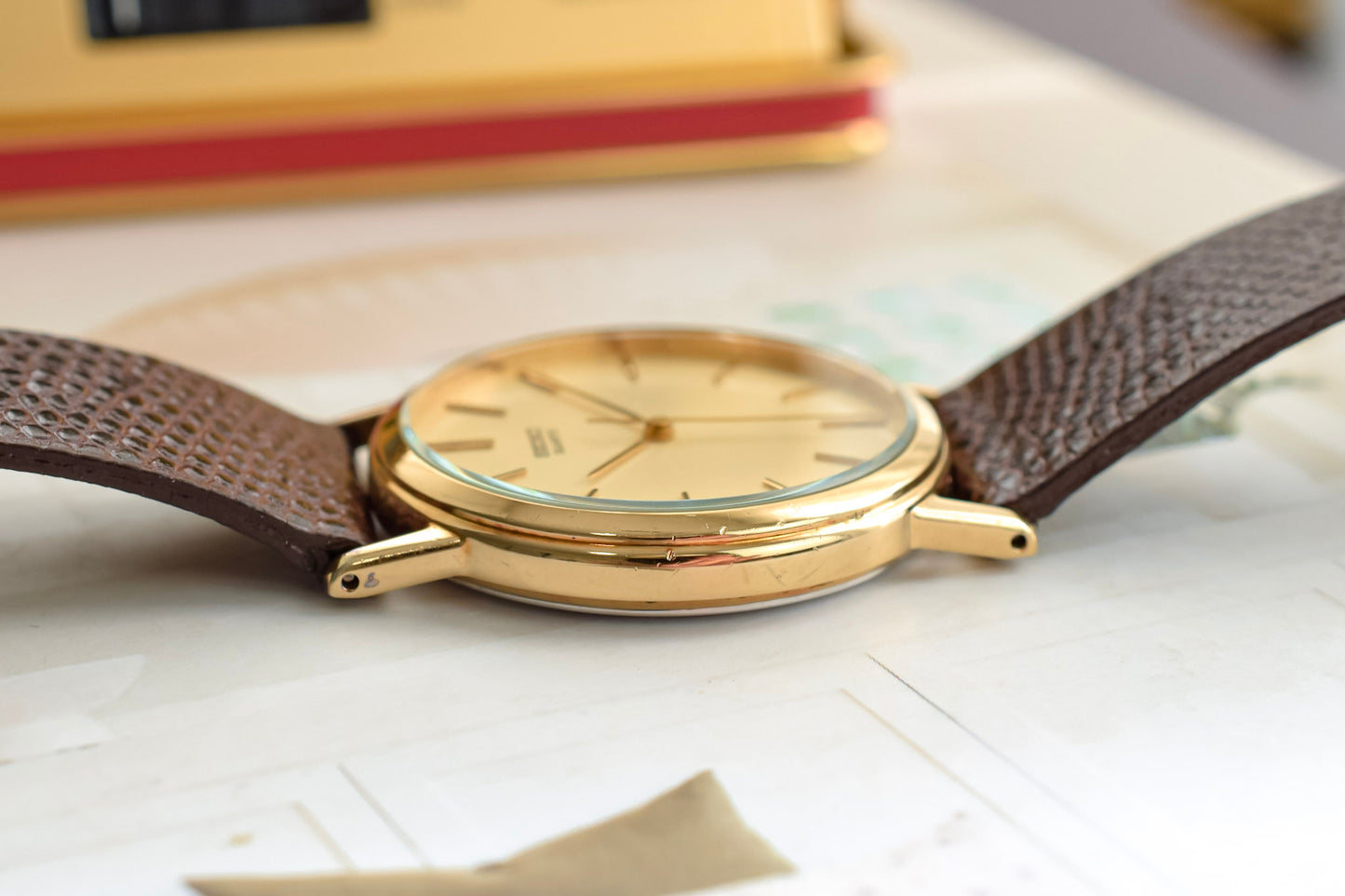 1982 Seiko Champagne Minimalist