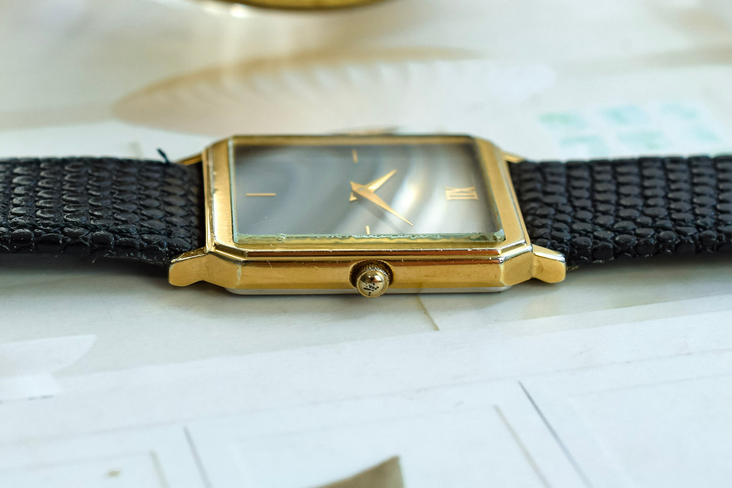 1995 Seiko Gilt Pinstripe Octo