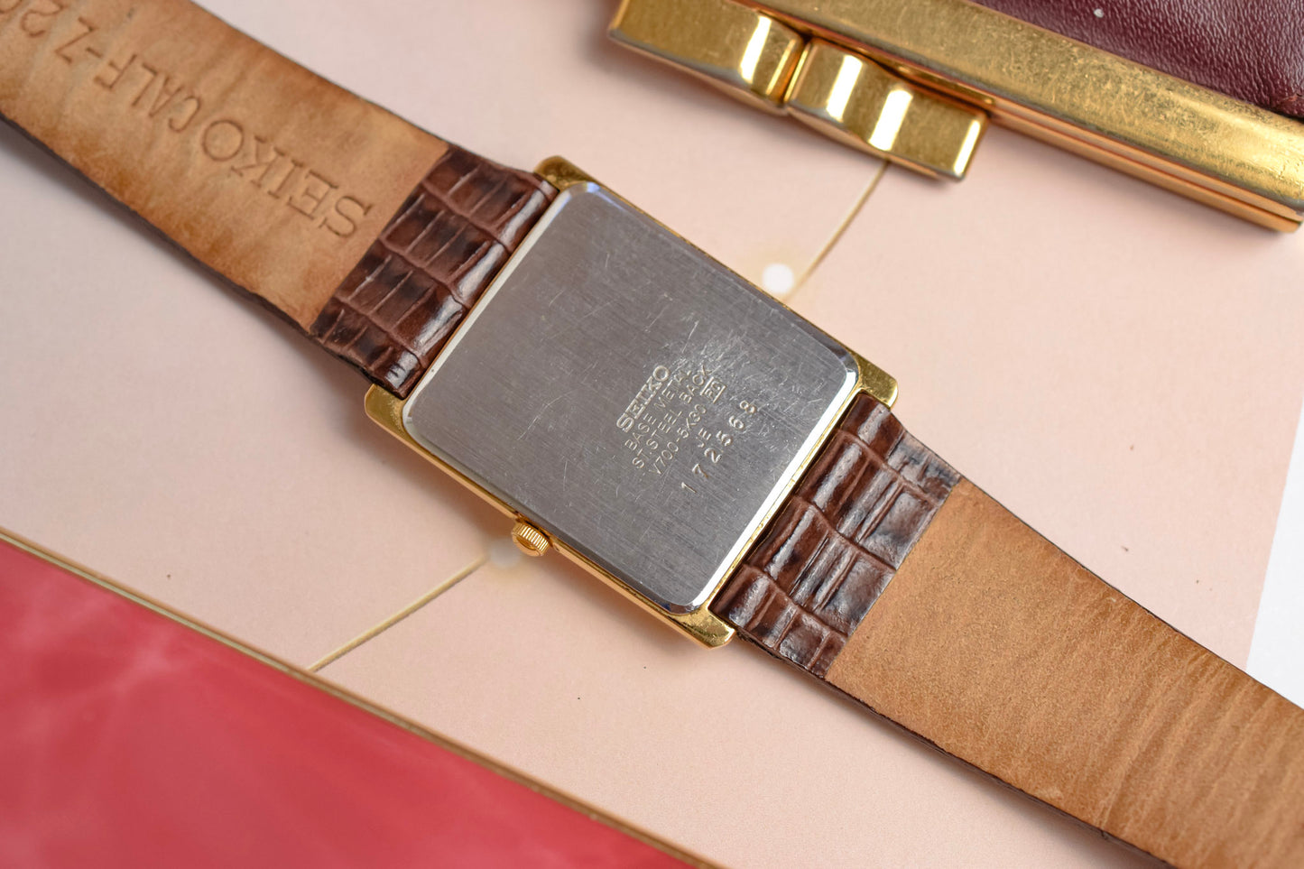 1991 Seiko Champagne Washi Dial Tank