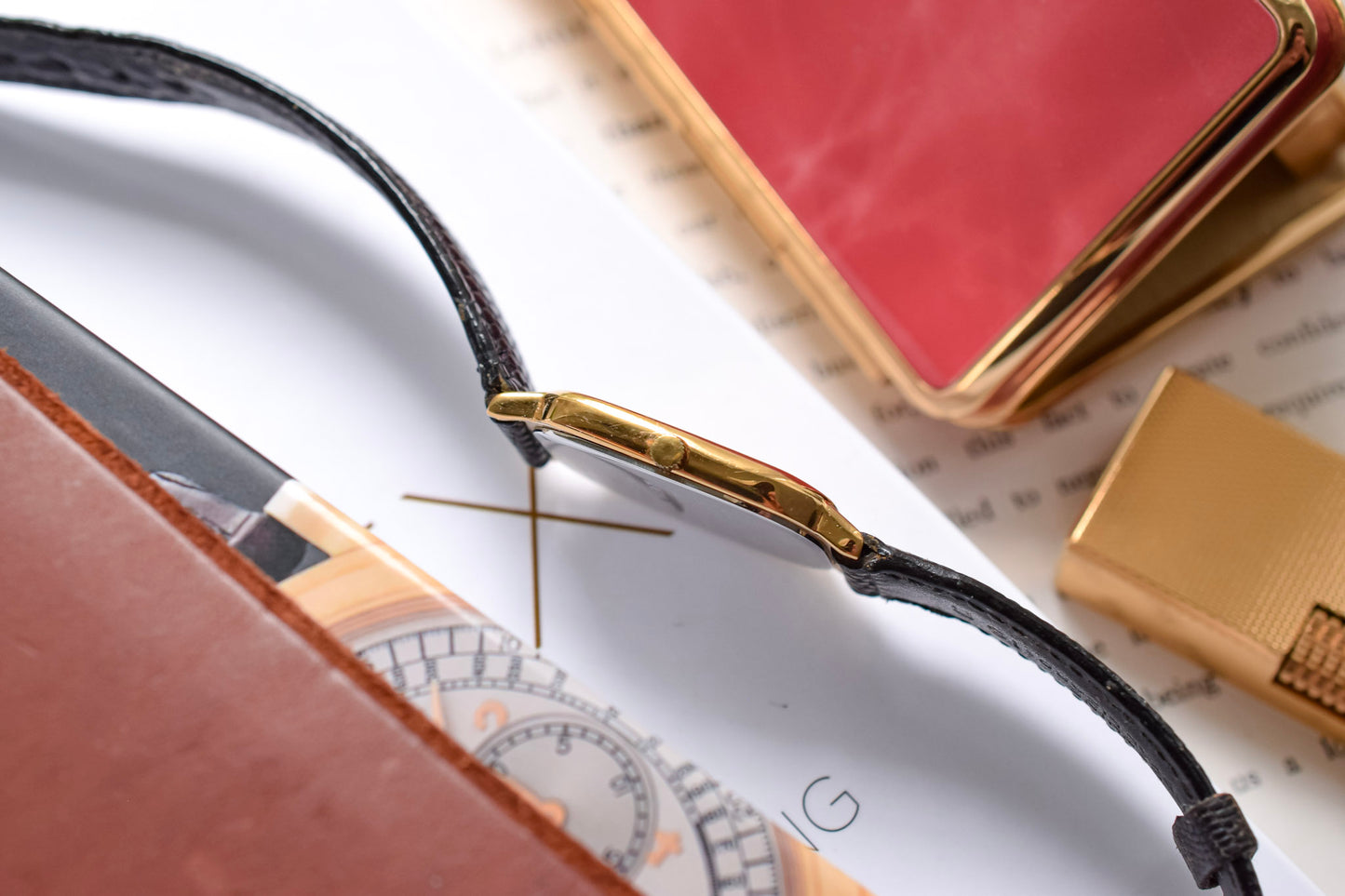 Hamilton Masterpiece Checkered Dial Ellipse - GM Award