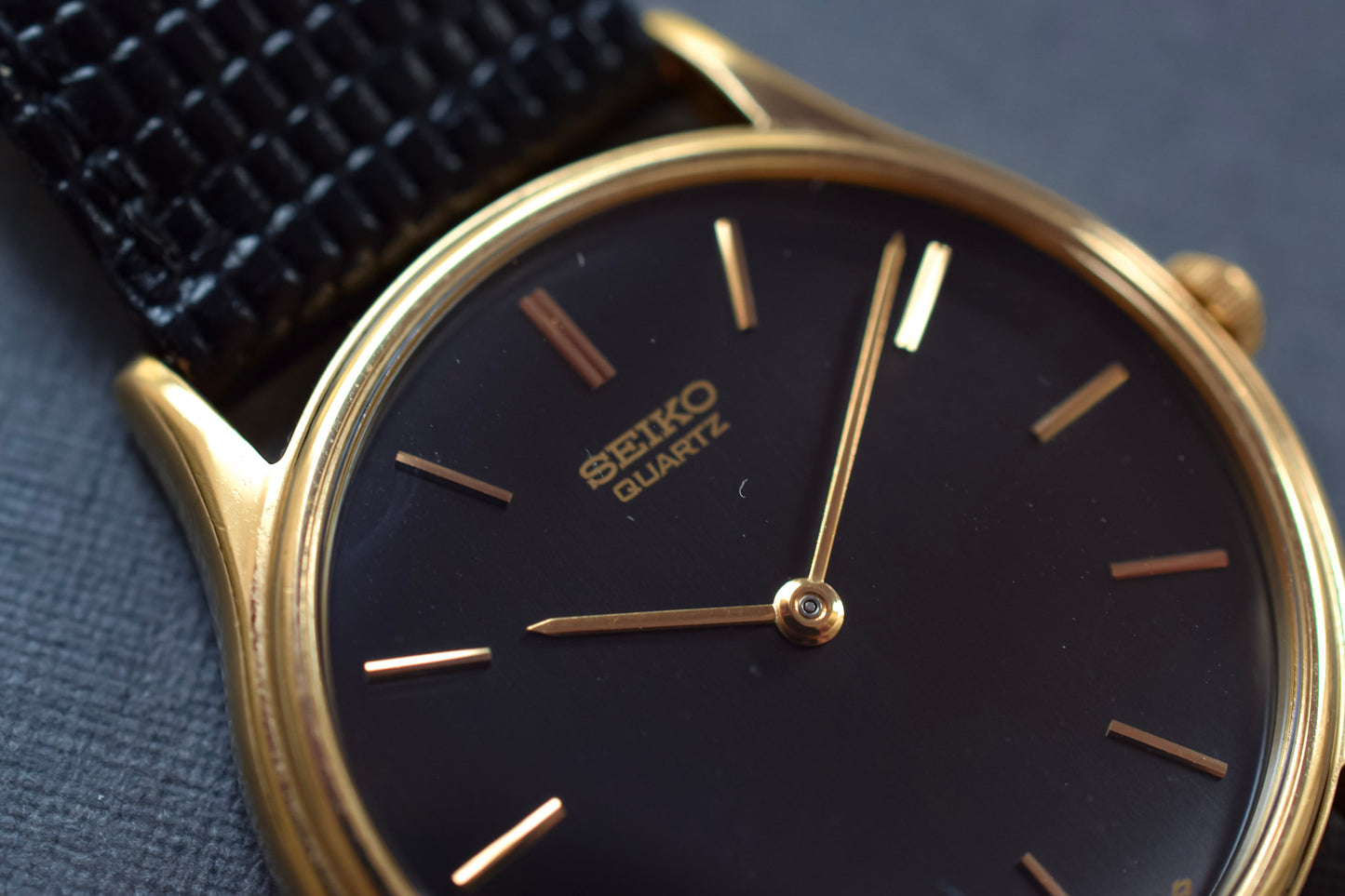 1985 Seiko Minimalist Gilt Dial