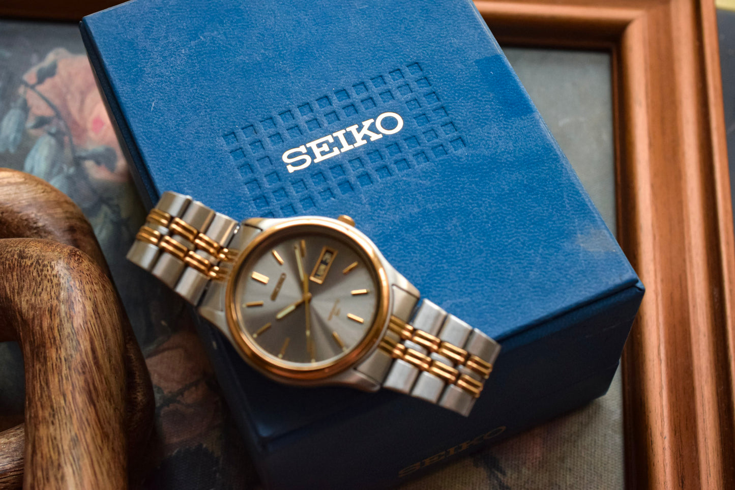 1994 Seiko Sports 50 Grey Dial Day-Date - New Old Stock