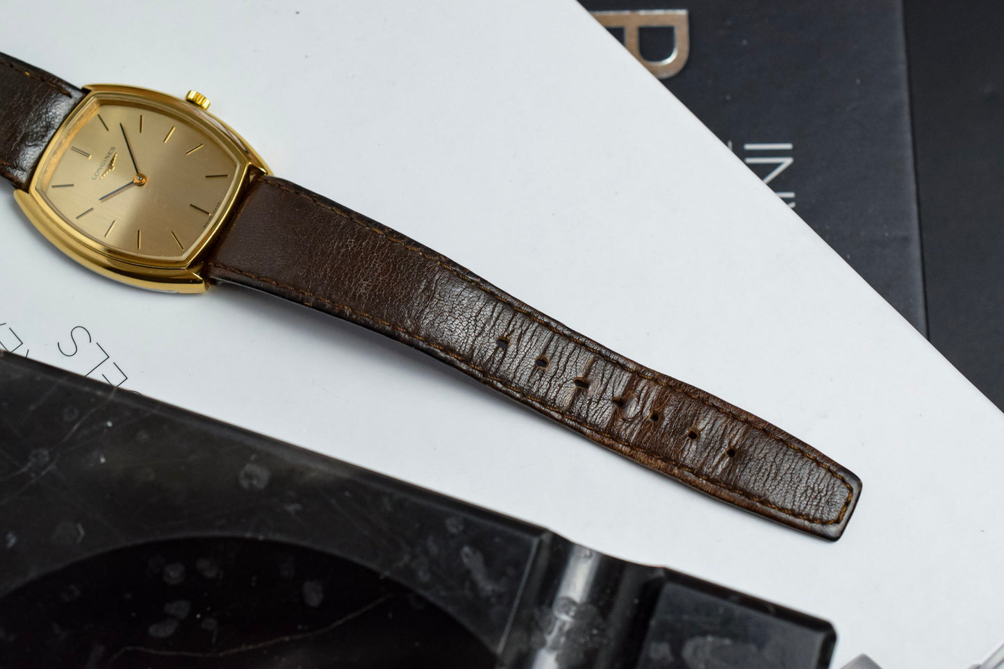 Vintage Longines Mechanical Champagne Tonneau