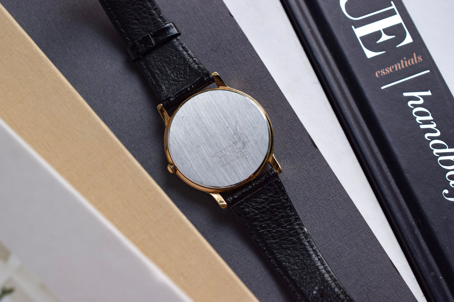 1993 Seiko Black Dial Ornate Bezel