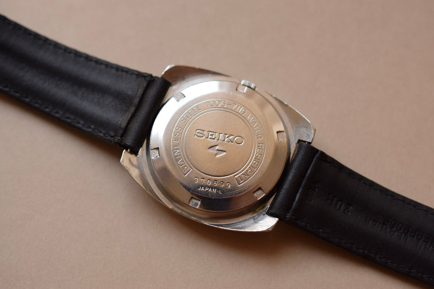 1973 Seiko Blue Steel Cushion Day-Date
