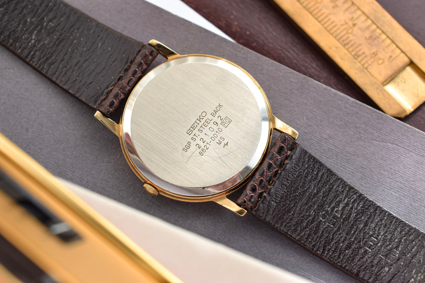 1982 Seiko Champagne Minimalist