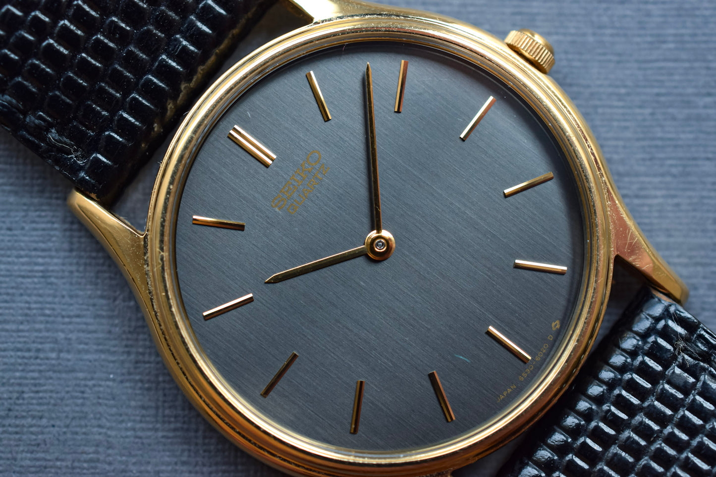 1985 Seiko Minimalist Gilt Dial