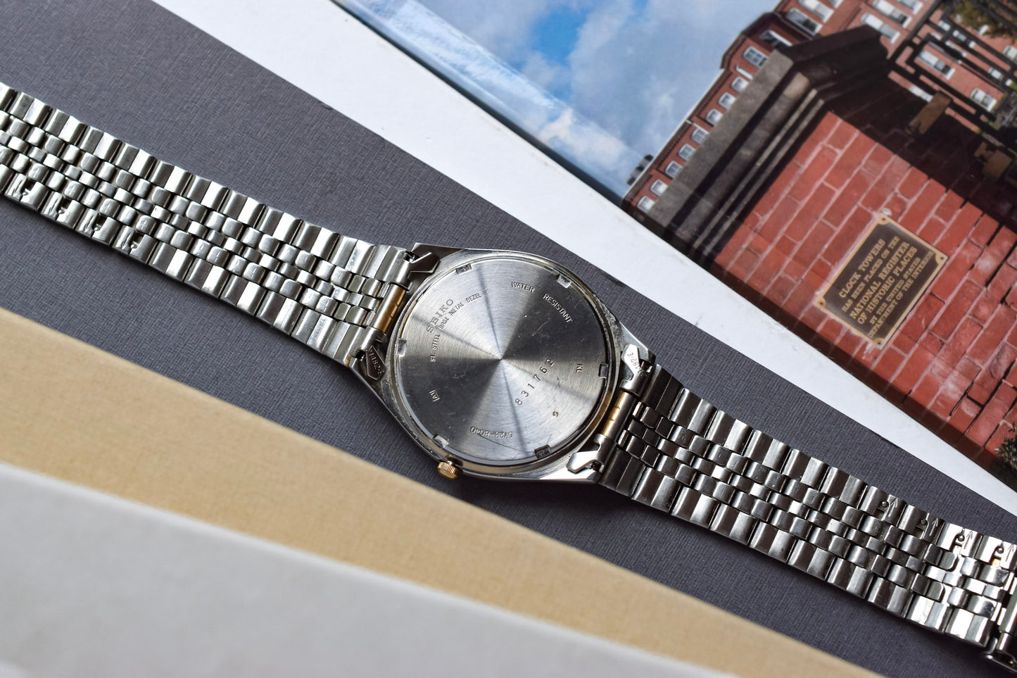 1988 Seiko SQ Ghost Dial Day-Date