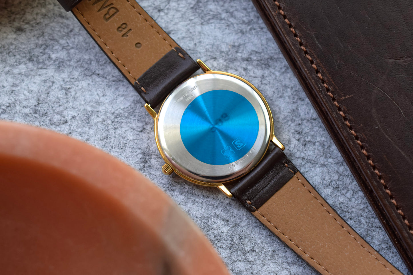 Vintage Longines Quartz Champagne Quatrefoil Dial