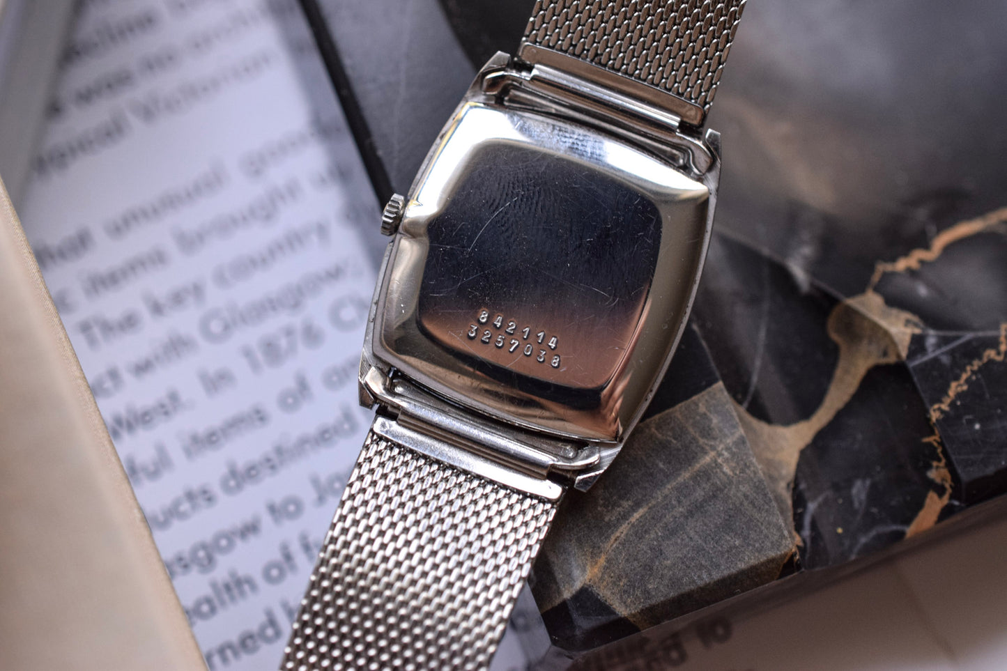 70s Mechanical Universal Geneve Patina TV