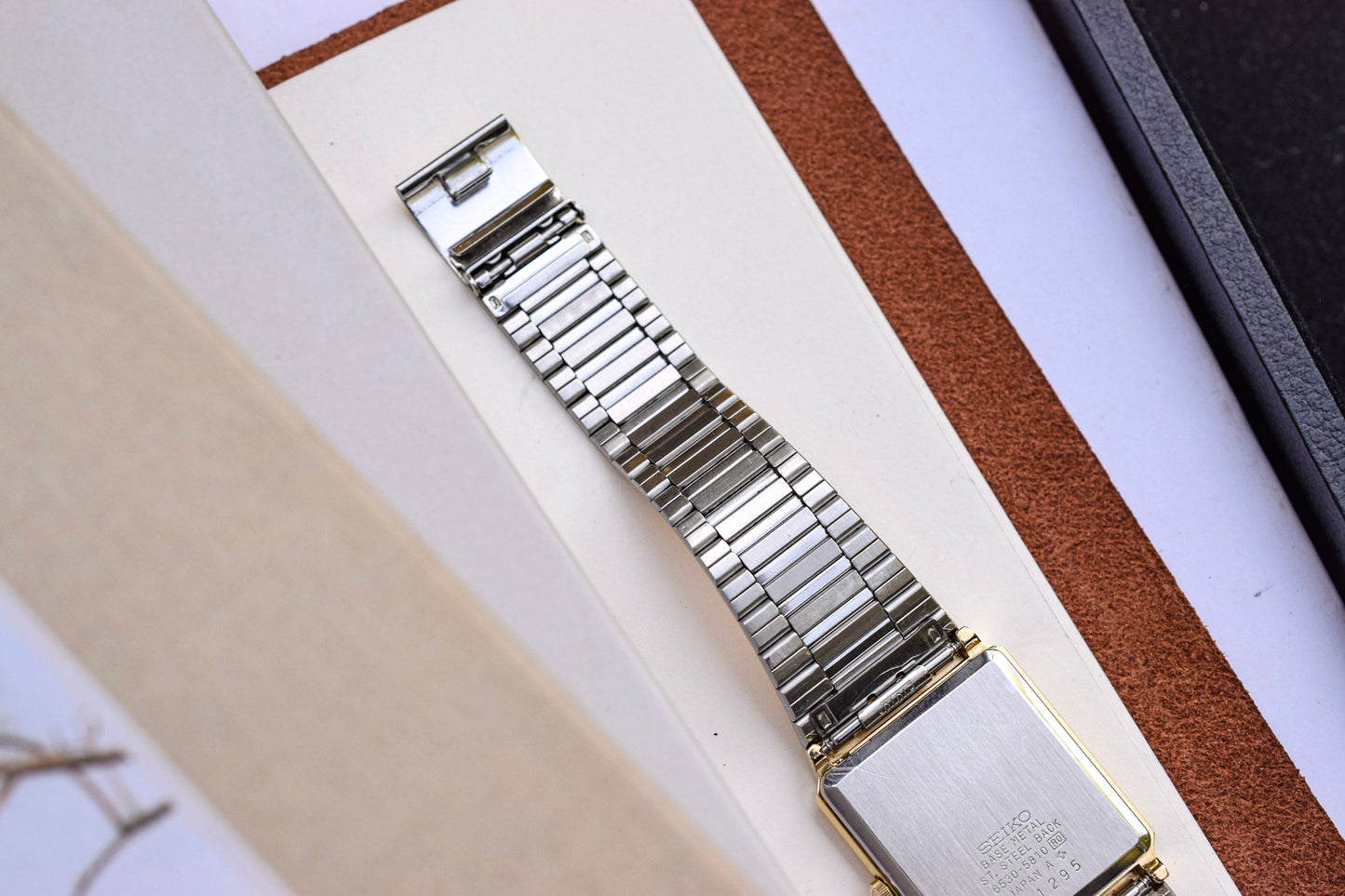 1985 Seiko Pinstripe Tank