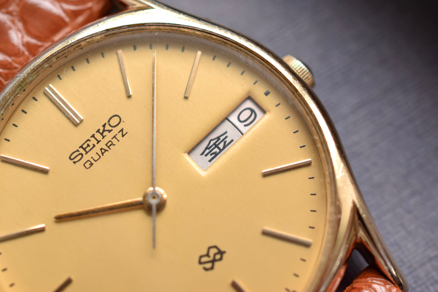 1981 Seiko SQ Champagne Kanji Day-Date