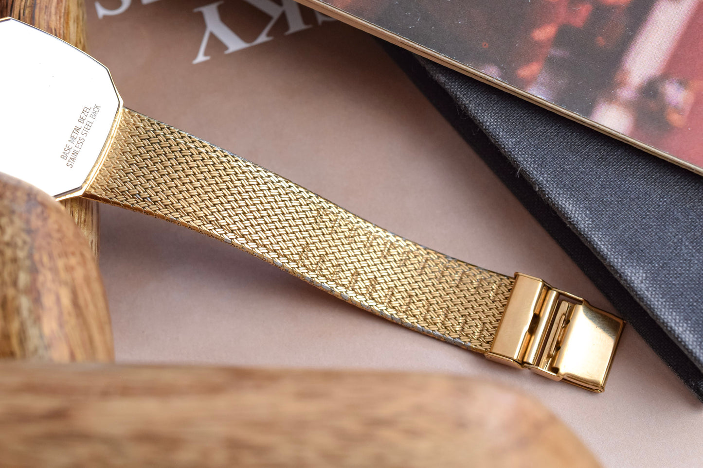 80s Hamilton Golden Lattice Diamond Saville